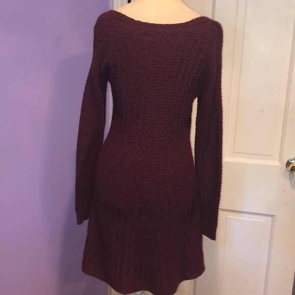 Hollister burgundy sweater dress - Picture 3 of 5